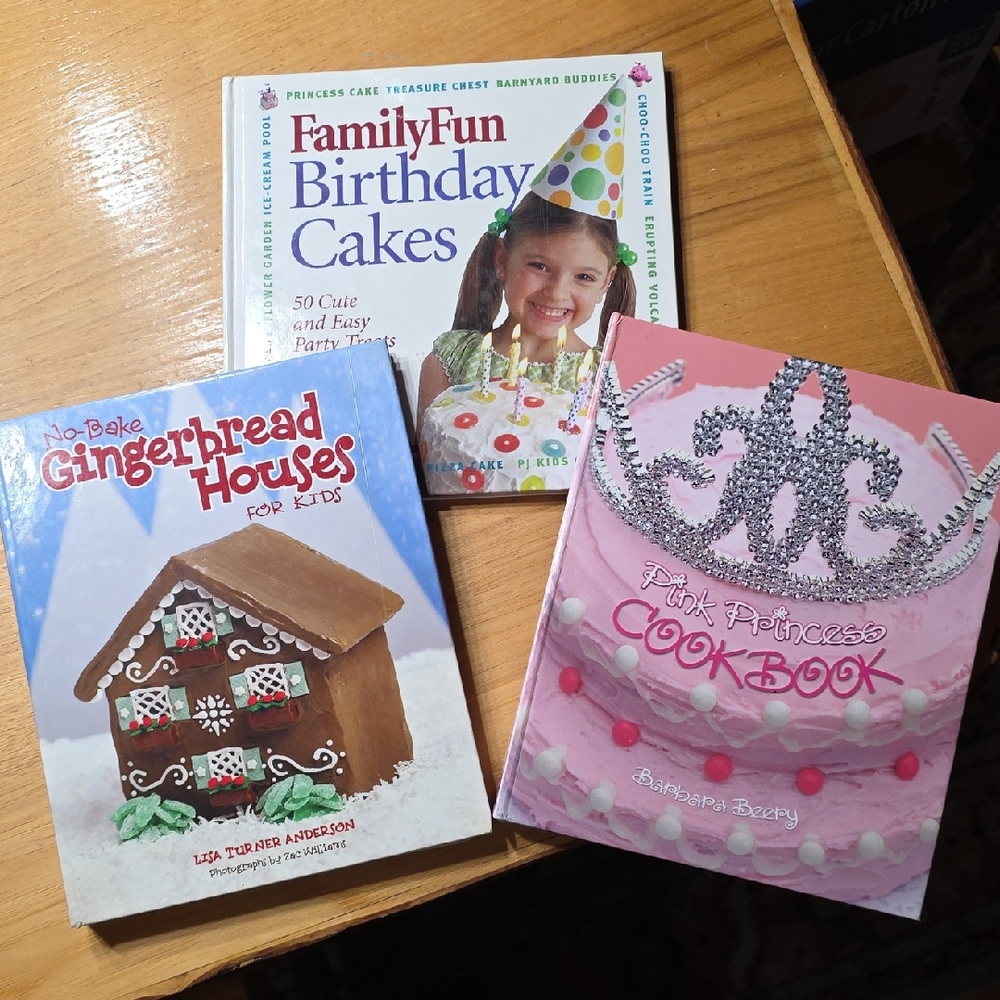 Set of Three Children's Cookbooks